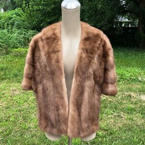 Fur Wrap/Stole One Size Fits Most